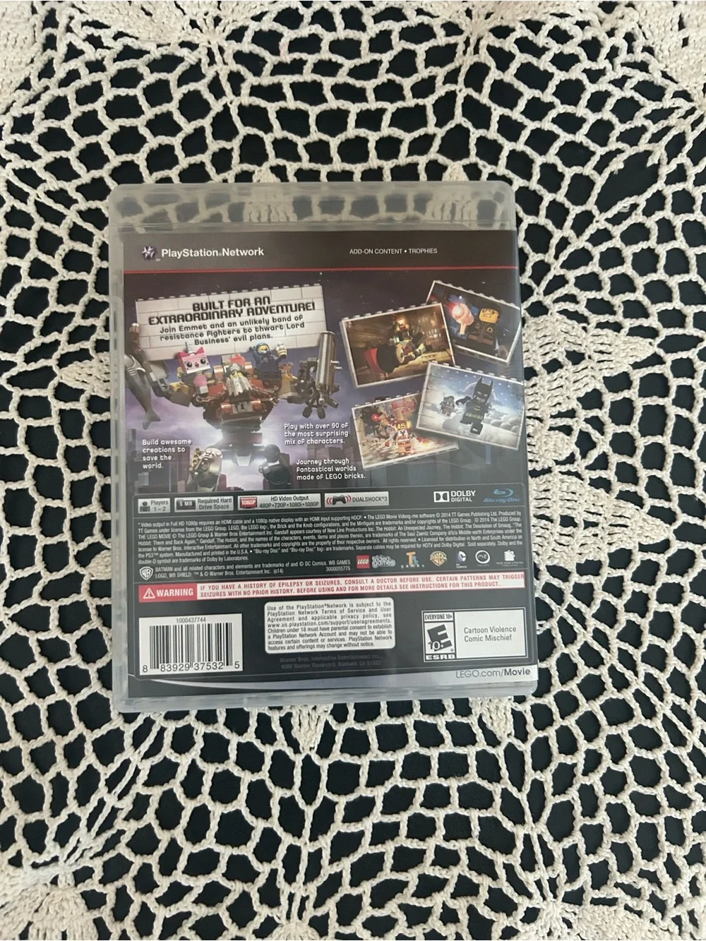 PS3 LEGO The LEGO Movie Videogame Complete CIB
